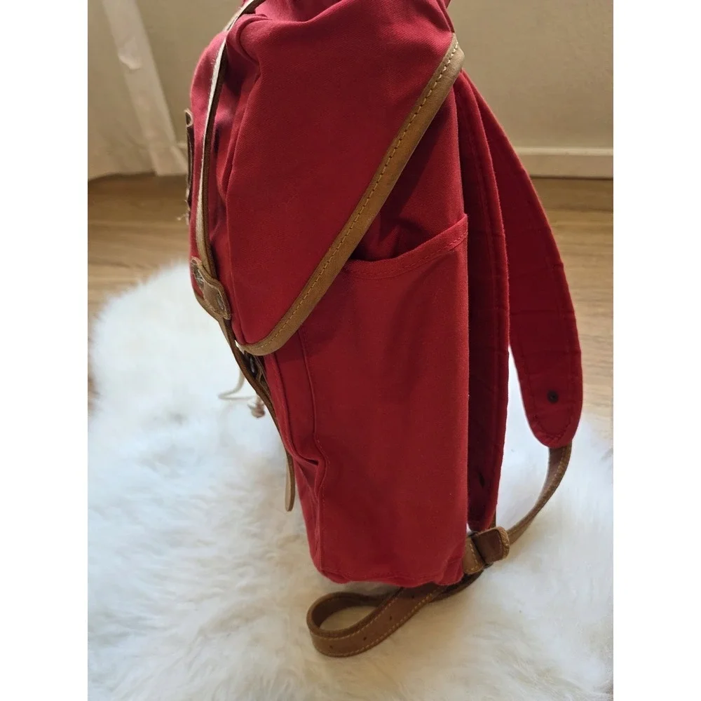 Fjallraven Rucksack No. 21 - G-1000 Heavy Duty Medium Red Day Backpack Bag